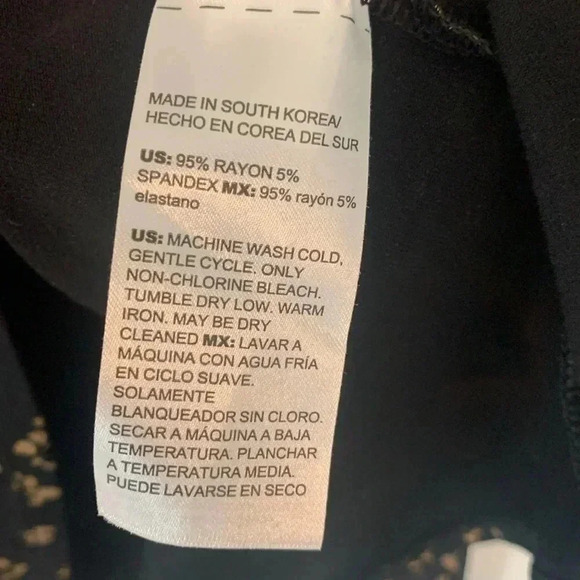 Chicos puff sleeve jersey top size large - Picture 4 of 8